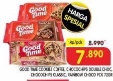 Promo Harga Good Time Cookies Chocochips Double Choc, Classic, Rainbow Chocochip 72 gr - Superindo