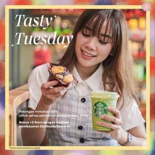 Promo Harga Tasty Tuesday  - Starbucks