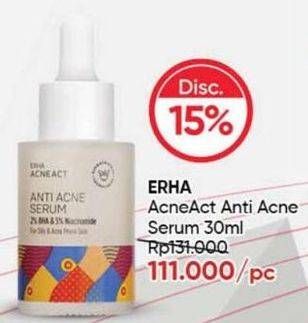 Promo Harga Erha AcneAct Anti Acne Serum 30 ml - Guardian
