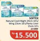 Softex Natural Cool+ Super Slim/Softex Pantyliner Natural Cool+ Super Slim