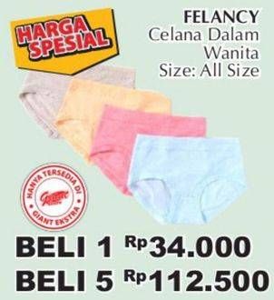 Promo Harga FELANCY Underwear All Variants  - Giant