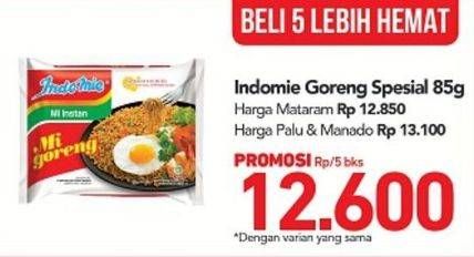 Promo Harga INDOMIE Mi Goreng Spesial per 5 pcs 85 gr - Carrefour