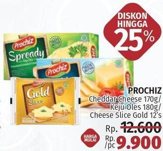 Prochiz Cheddar Cheese / Spready / Slice Gold