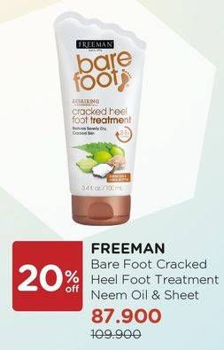 Promo Harga FREEMAN Bare Foot Repairing Cracked Heel Foot Treatment 100 ml - Watsons