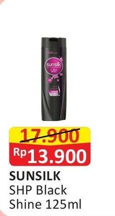 Promo Harga SUNSILK Shampoo Black Shine 125 ml - Alfamart