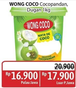 Promo Harga Wong Coco Nata De Coco/Dugan  - Alfamidi