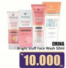 Promo Harga Emina Bright Stuff Face Wash 50 ml - Hari Hari