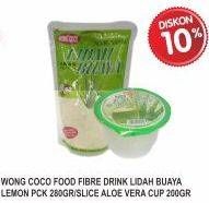 Promo Harga WONG COCO Aloe Vera Lemon  - Superindo
