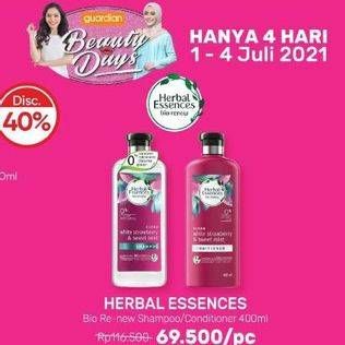 Promo Harga HERBAL ESSENCES Shampoo/Conditioner 400 mL  - Guardian