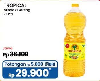 Promo Harga Tropical Minyak Goreng 2000 ml - Indomaret