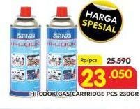 Promo Harga HICOOK Tabung Gas (Gas Cartridge) 230 gr - Superindo