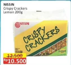 Promo Harga Nissin Crispy Crackers Lemon 200 gr - Alfamart