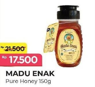 Promo Harga Madu Enak Pure Honey 150 gr - Alfamart