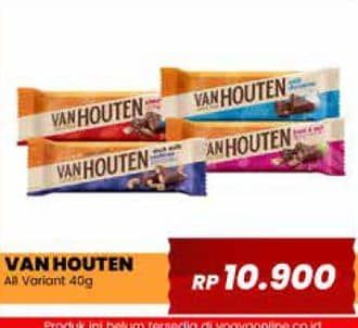 Promo Harga Van Houten Chocolate All Variants 40 gr - Yogya