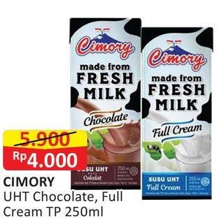 Promo Harga CIMORY Fresh Milk Chocolate, Full Cream 250 ml - Alfamart