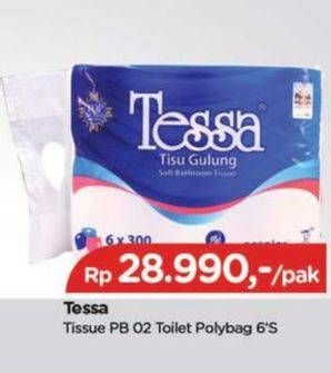 Promo Harga Tessa Toilet Tissue PB02 6 roll - TIP TOP
