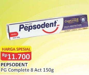 Promo Harga PEPSODENT Pasta Gigi Complete 8 Actions 150 gr - Alfamart