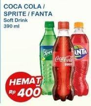 Promo Harga COCA COLA Minuman Soda 390 ml - Indomaret
