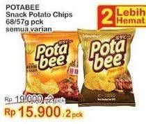 Promo Harga POTABEE Snack Potato Chips All Variants 57 gr - Indomaret