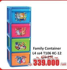 Promo Harga Lion Star Family Container L4 KC-12  - Hari Hari