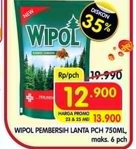 Promo Harga Wipol Karbol Wangi 750 ml - Superindo