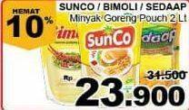 Promo Harga Sunco/ Bimoli/ Sedaap Minyak Goreng 2L  - Giant