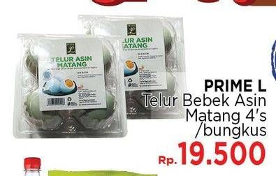 Promo Harga Telur Bebek Asin Matang 4 pcs - LotteMart
