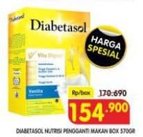 Promo Harga Diabetasol Special Nutrition for Diabetic 570 gr - Superindo