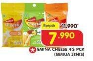 Promo Harga EMINA Cheese Stick All Variants 4 pcs - Superindo