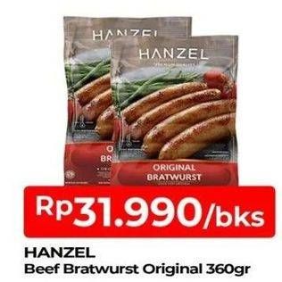 Promo Harga HANZEL Bratwurst Original 360 gr - TIP TOP