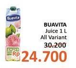 Promo Harga BUAVITA Fresh Juice All Variants 1 ltr - Alfamidi