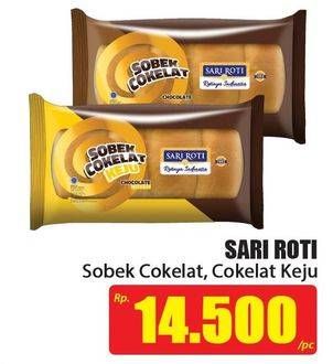 Promo Harga SARI ROTI Manis Sobek Coklat, Coklat Keju  - Hari Hari