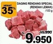 Promo Harga Daging Rendang Sapi Spesial per 100 gr - Giant