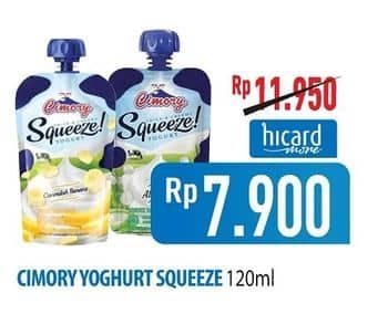 Promo Harga Cimory Squeeze Yogurt 120 gr - Hypermart