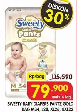 Promo Harga Sweety Gold Pants M34, XL26, XXL22, L28  - Superindo