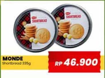 Promo Harga Monde Shortbread 335 gr - Yogya