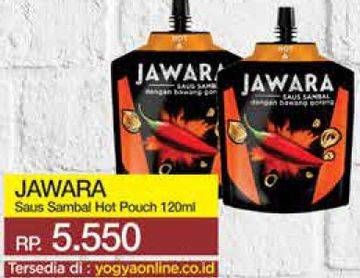 Promo Harga JAWARA Sambal Hot 120 ml - Yogya
