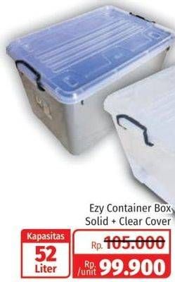 Promo Harga BIGGY Container Box Ezy 52 ltr - Lotte Grosir