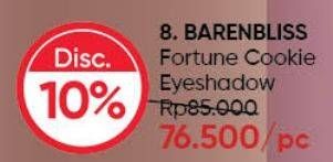 Promo Harga BARENBLISS Fortune Cookies Eyeshadow  - Guardian