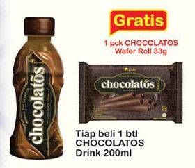 Promo Harga CHOCOLATOS Chocolate Ready To Drink 200 ml - Indomaret