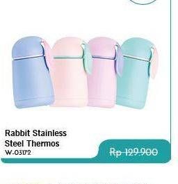 Promo Harga OKIDOKI Rabbit Stainless Steel Thermos  - Carrefour