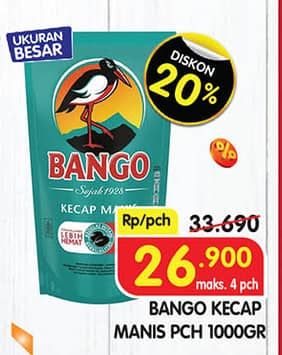 Promo Harga Bango Kecap Manis 735 ml - Superindo