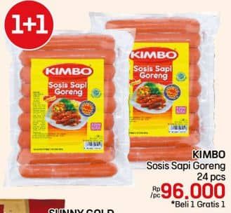 Promo Harga Kimbo Sosis Sapi Goreng 744 gr - LotteMart