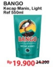 Promo Harga BANGO Kecap Manis/Kecap Manis Light 550ml  - Alfamart