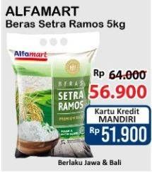 Promo Harga Alfamart Beras Setra Ramos 5000 gr - Alfamart