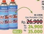 Promo Harga HICOOK Tabung Gas (Gas Cartridge) 230 gr - LotteMart