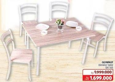 Promo Harga OLYMPLAST Dining Table DTM 505  - Lotte Grosir