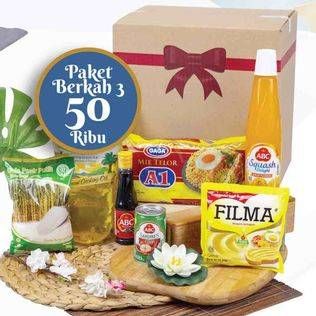 Promo Harga Paket Berkah 3 (50 Ribu)  - LotteMart