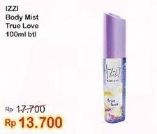 Promo Harga IZZI Body Mist True Love 100 ml - Indomaret