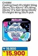 Promo Harga Charm Extra Comfort Cooling Fresh Wing 35cm, Wing 42cm, Wing 23cm, NonWing 23cm, Wing 29cm 6 pcs - Indomaret